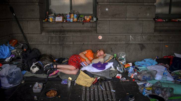 Brad Harris says homelessness is Victoria's No. 1 issue. Photo: Eddie Jim