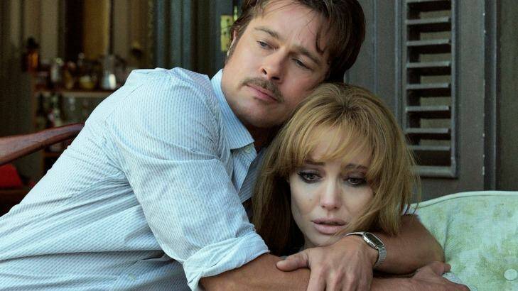 Pitt and Jolie Pitt in a scene from the film By the Sea. Photo: Universal Pictures