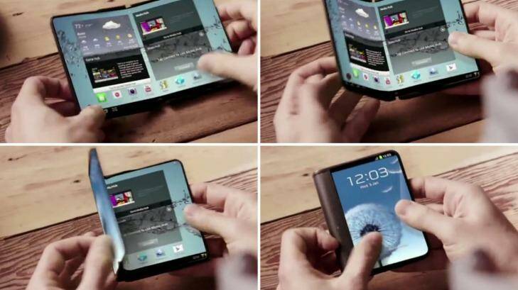 Samsung has previously made - but not sold - foldable concept phones.