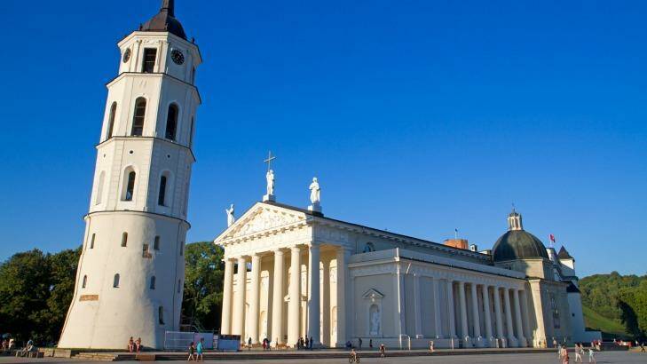 Vilnius Cathedral and belltower. Photo: Andrew Bain