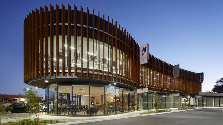 The Corner in Rowville is designed by Coy Yiontis Architects. Photo: PETER CLARKE