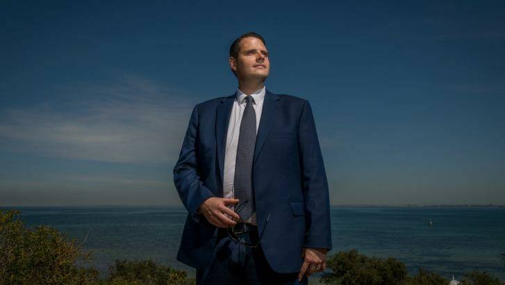James Newbury, who won pre-selection for the Liberals for the seat of Brighton. Photo: Penny Stephens