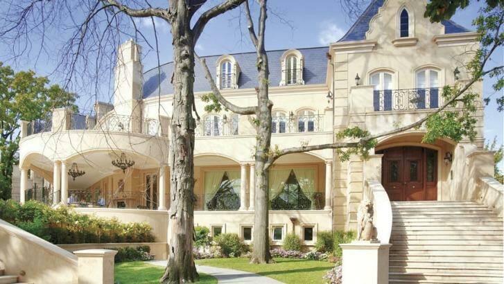 Andrew Abercrombie's Toorak mansion, which was robbed in June.