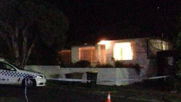The house where the shooting occurred. Photo: Pat Mitchell / 3AW