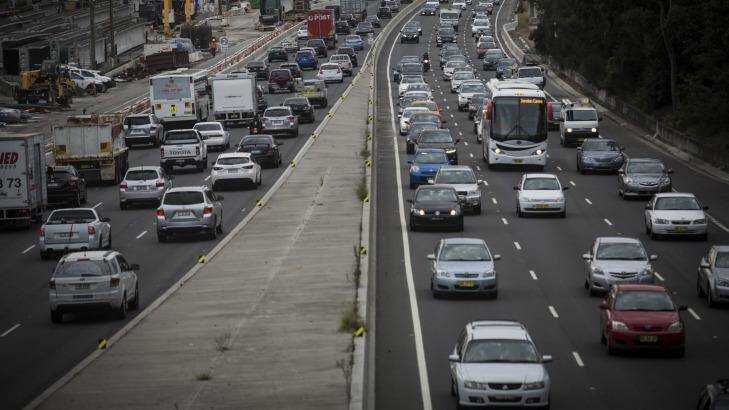 Australians are spending time equivalent to up to 6 per cent of their salaries driving to work.   Photo: Dominic Lorrimer