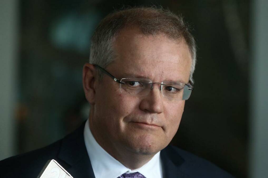 The compromise with the Greens is a victory for Social Security Minister Scott Morrison. Photo: Andrew Meares