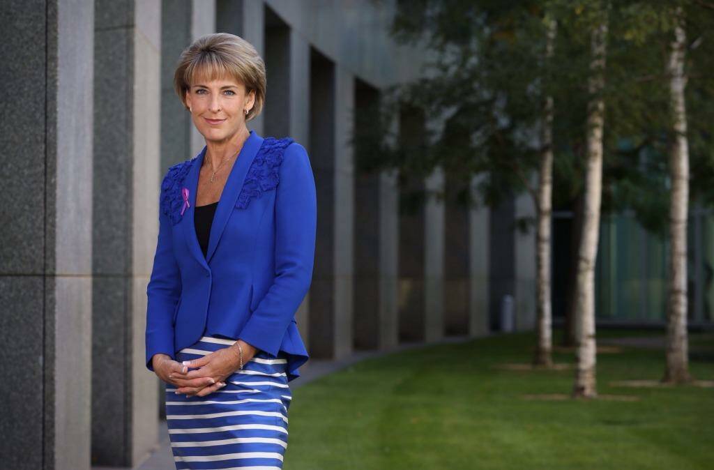 Michaelia Cash, Minister Assisting the Prime Minister for Women, at the Parliament House. Photo: Andrew Meares