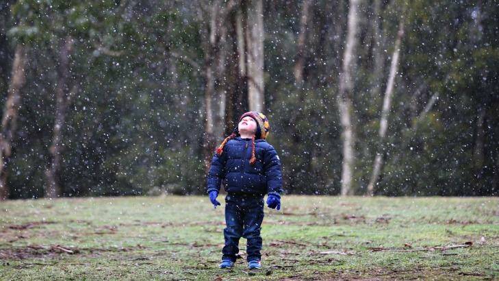 June's cold front saw snow fall at Mount Macedon. Photo: Paul Rovere