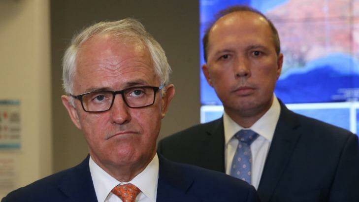 Prime Minister Malcolm Turnbull and Immigration Minister Peter Dutton have been named in the communique.  Photo: Andrew Meares