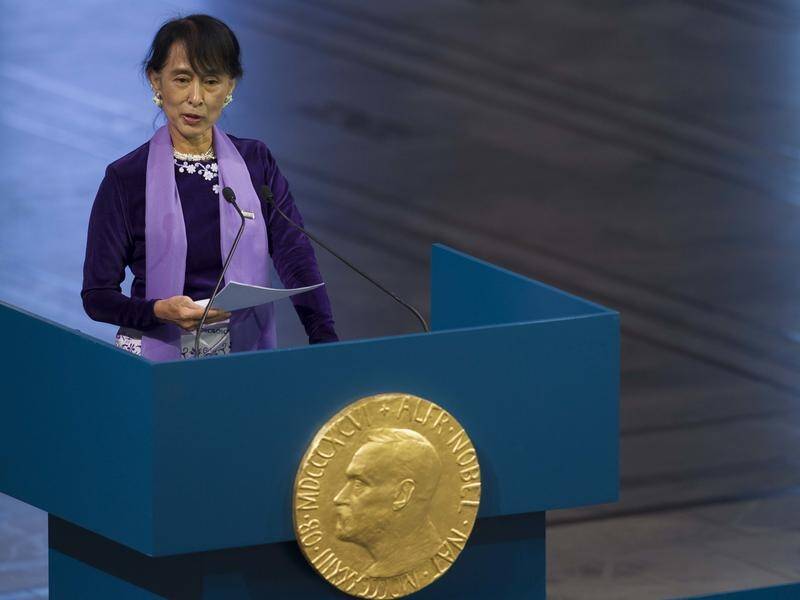 Three Nobel Peace laureates have accused Aung San Suu Kyi for her role in Rohingya refugee crisis.