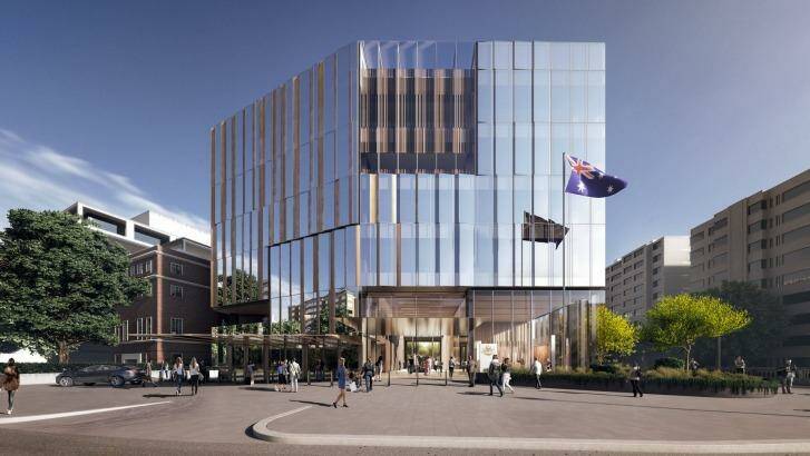 Artist impressions of the new Australian Embassy in Washington DC. Photo: Supplied