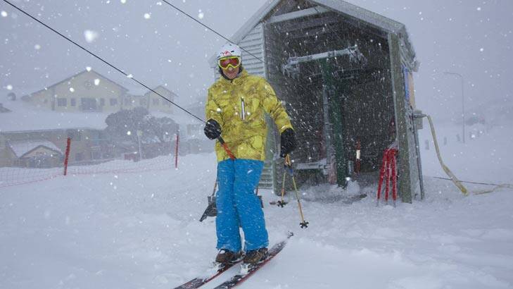 The snow fields are reporting heavy falls, including Mount Hotham. Photo: Mark Tsukasov