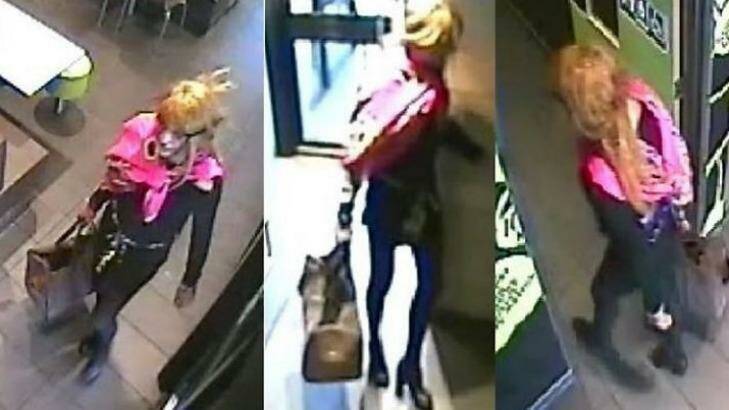 CCTV pictures of the robbery. Photo: Supplied
