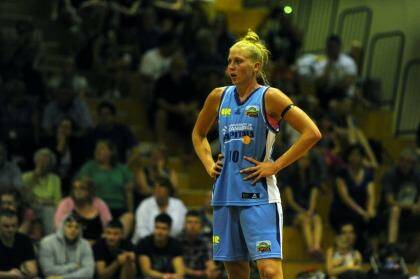 Canberra Capitals skipper Abby Bishop says the team's WNBL finals tilt can't be the Abby and Lauren Jackson show.  Photo: Graham Tidy 