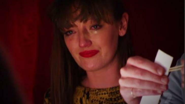 Vegan Courtney is brought to tears on MKR. Photo: Seven