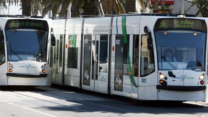 Melbourne trams will soon be solar powered. Photo: Joe Armao