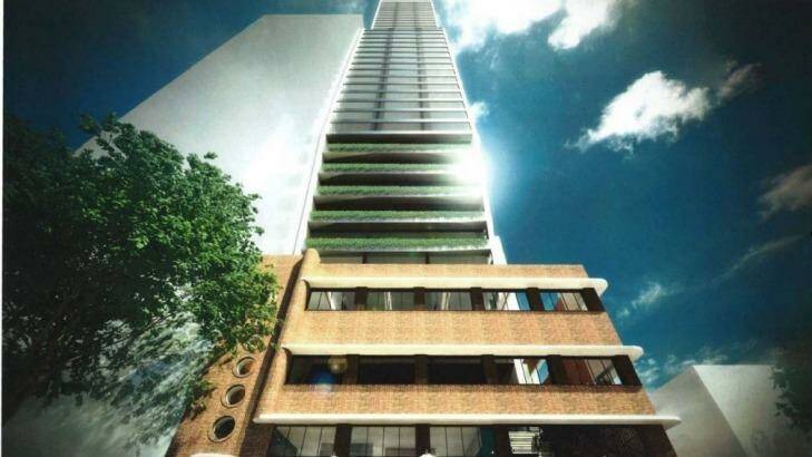 The 67-storey skyscraper proposed for 183-189 A'Beckett Street. Photo: Supplied