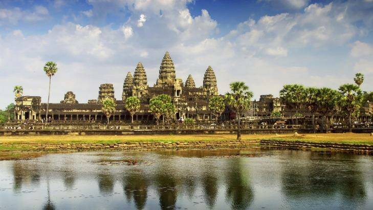Angkor Wat in Cambodia. 