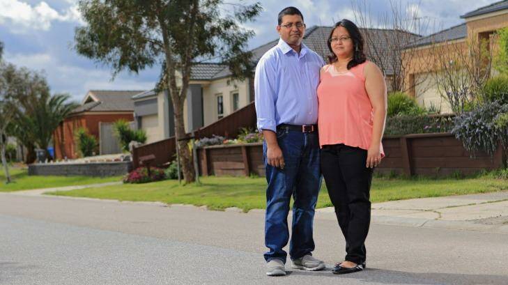 Sheldon Rodrigues and his wife Michelle had a scare when the mortgage they thought had been organised through a mortgage broker fell through. Photo: Wayne Taylor