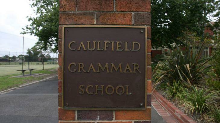Caulfield Grammar  School. Photo: Craig Sillitoe 