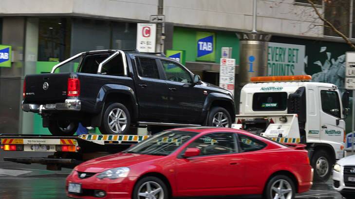 Drivers parking in clearways at peak hour are 'selfish' according to VicRoads. Photo: Michael Clayton-Jones