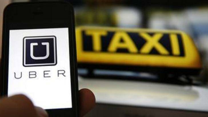 Ride-sharing services such as Uber are illegal in Victoria. Photo: Fairfax
