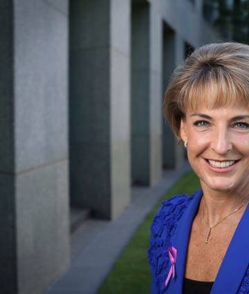 "It is about saying to women, whether they're younger women, older women, you need to be part of the solution": Michaelia Cash. Photo: Andrew Meares