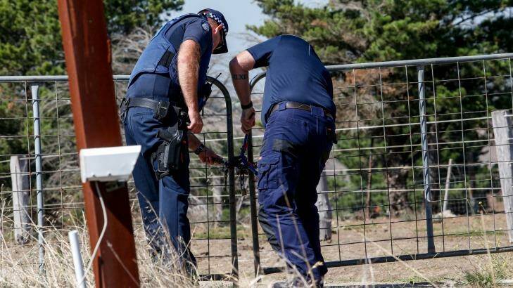 As well as the dead animals, police and RSPCA  inspectors found 20 horses alive but extremely emaciated and close to death. Photo: Eddie Jim