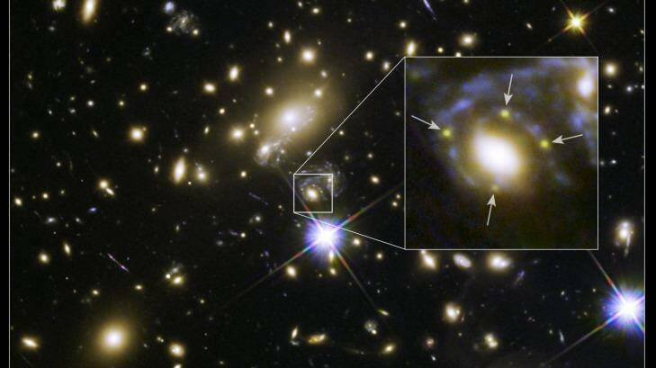 Hubble captures a supernova. Photo: NASA and ESA