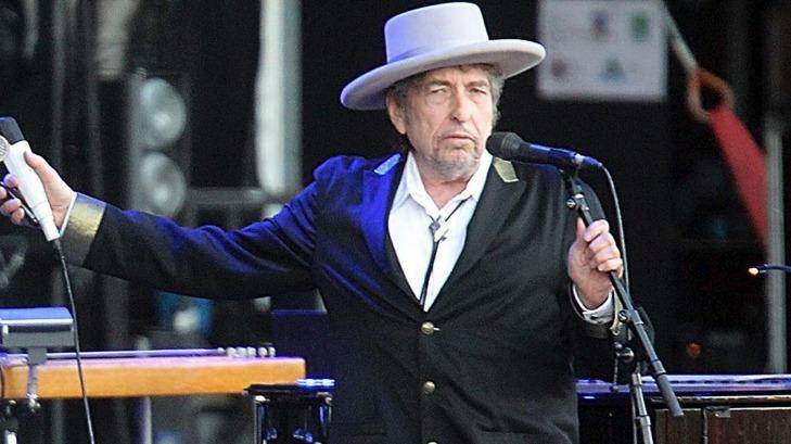 Bob Dylan describes winning the Nobel Prize for literature as "amazing". Photo: David Vincent/AP