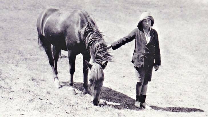 Lennie Gwyther, 9, and his pony Ginger Mick who in 1932 travelled 1000km from Leongatha to the opening of the Sydney Harbour Bridge. Photo courtesy Leongatha Historical Society.