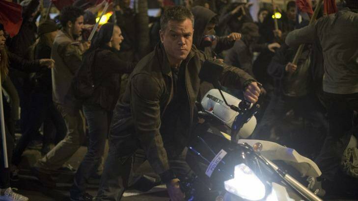 Back in action: Matt Damon returns in <i>Jason Bourne</i>.