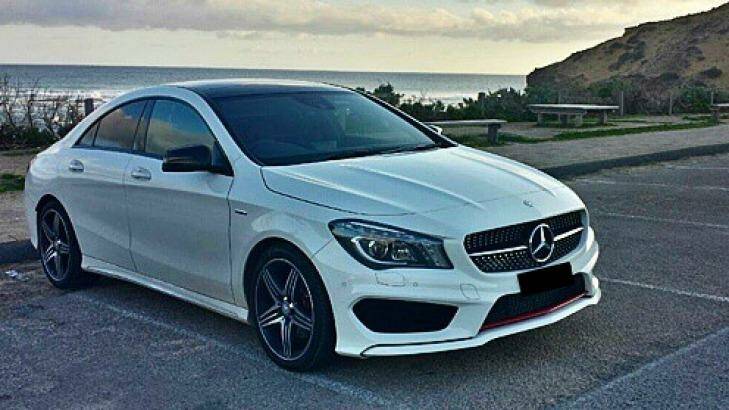 A photo of a Mercedes on Michael Tallal's Facebook page. Photo: Facebook