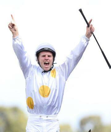 ‘‘Two years ago Nathan walked the track with me before the Slipper and I had to do it myself this year and that was hard": Tommy Berry. Photo: Anthony Johnson