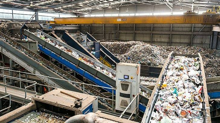 Recycling work being done at SKM. Photo: Supplied