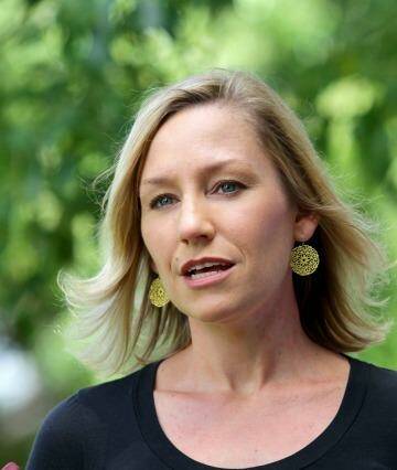Greens senator for Queensland Larissa Waters. Photo: Michelle Smith 