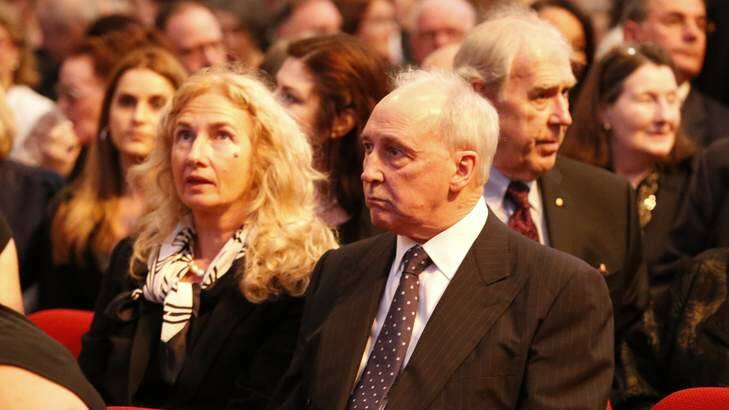State Memorial Service for the Honourable Edward Gough Whitlam AC QC
on Wednesday, November 5th.  Sydney Town Hall. Photo: Peter Rae.
Fairfax Media Pool Photo.
