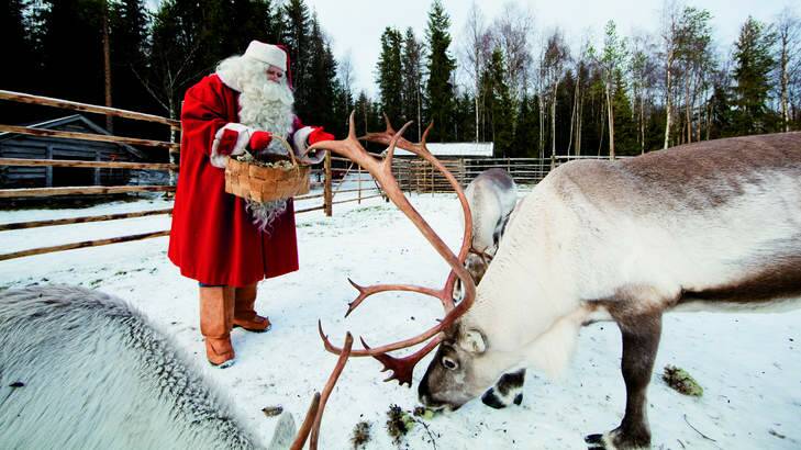 Santa at Rovaniemi.