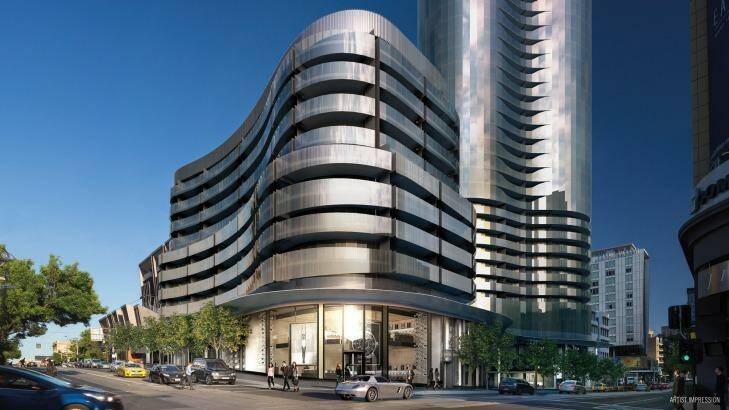 An artist's impression of the Capitol Grand development at the corner of Chapel Street and Toorak Road.  Photo: Supplied