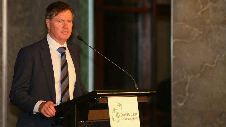 Steve Healy, president of Tennis Australia. Photo: Jason McCawley