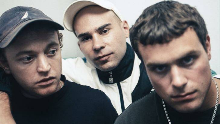 Australian band the DMA's had just finished playing in the Grand Theatre tent when the stampede started. 