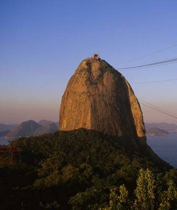The cable car to Sugarloaf Mountain, Rio de Janeiro.