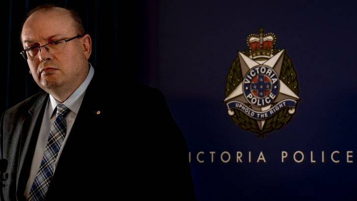 Victoria's Chief Commissoner of Police Graham Ashton. Photo: Penny Stephens