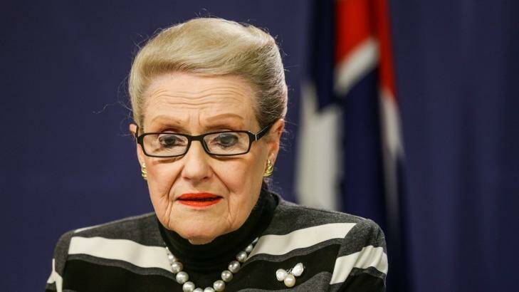 Bronwyn Bishop lost the federal speaker's chair over the "choppergate" scandal. Photo: Dallas Kilponen