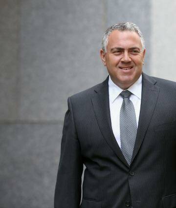Treasurer Joe Hockey: Claims Fairfax Media's "over-sensational, extravagant and unfair presentation" of the articles indicated an "intent to injure" him. Photo: Alex Ellinghausen