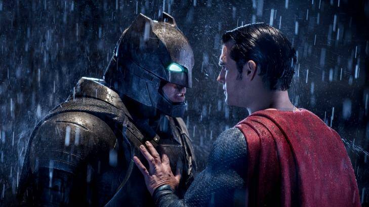 Box-office hit ... Ben Affleck and Henry Cavill in <i>Batman v Superman: Dawn of Justice</i> has made $US785,788,223 after costing $US250,000.