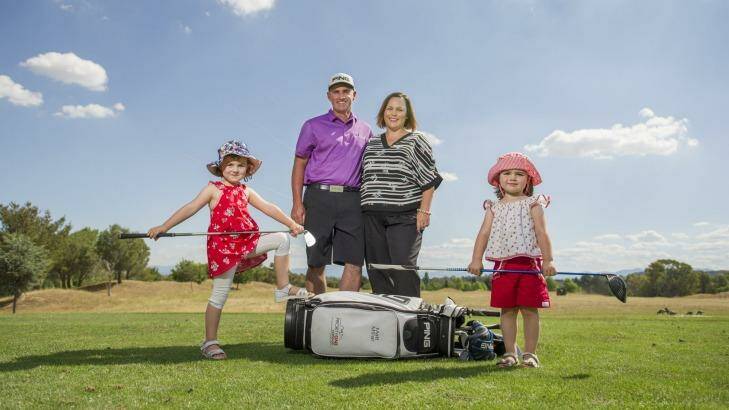 The Millar Family, Matt and Bec with daughters Charlotte and Ruby. Photo: Jay Cronan