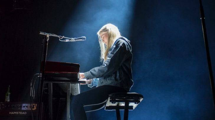 London Grammar brought smooth, soft harmonies to the festival. Photo: Anthony Smith