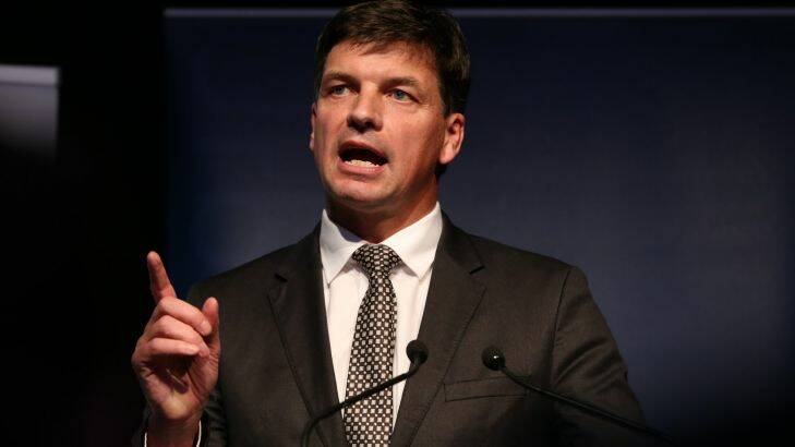 afr the Hon Angus Taylor MP and Assistant minister for cities and Digital Transformation speaking at the Debate on Negative Gearing at the Four seasons hotel 21st June 2016 photo by Louise Kennerley AFR Photo: Louise Kennerley