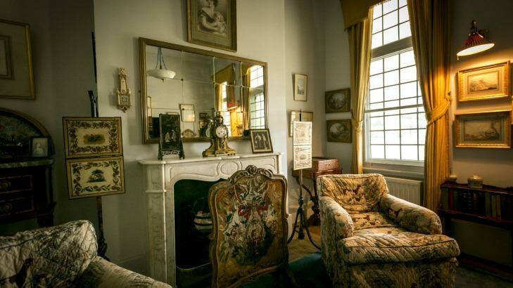 The private office of Dame Nellie Melba's house, Coombe Cottage, at Coldstream. Photo: Eddie Jim